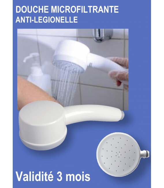 Filtre anti légionelle douche microfiltration 0.1 micron