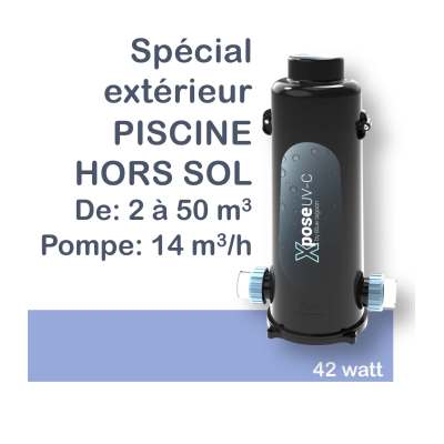 Générateur uvc piscine Hors sol - BLUE LAGOON UV-C XPOSE 42 W