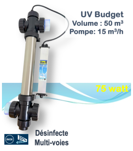 Générateur uvc piscine - BLUE B. BUGET UV-C 75 W