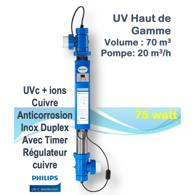 Stérilisateur uvc - UV CUIVRE COMBI 75W