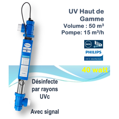 Generateur uvc piscine - BLUE LAGOON SIGNAL UV-C 40 W