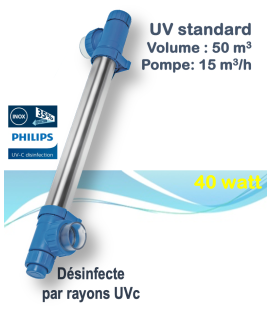 Generateur uvc piscine - BLUE LAGOON TECH UV-C 40 W