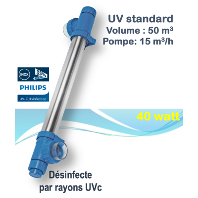 Generateur uvc piscine - BLUE LAGOON TECH UV-C 40 W