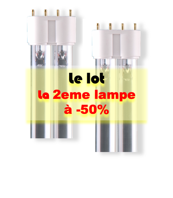 Lampe uvc Lot X2 LAMPES UVC 36W
