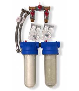 Combine antitartre filtration avec bypass - TWIN-FILTRE BYPASS