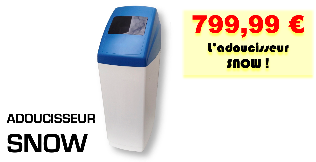 Adoucisseur VOLUMÉTRIQUE - PROMO 20 LITRES